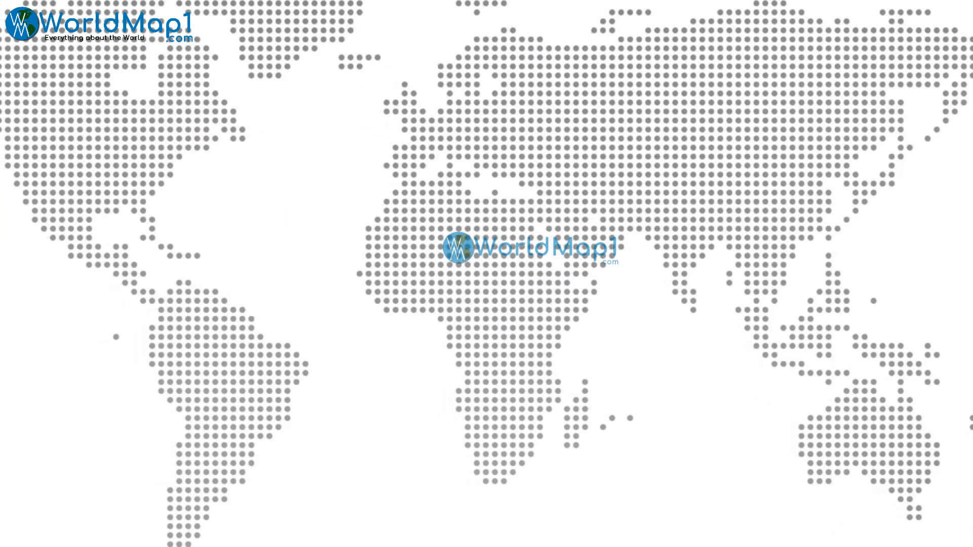 Dünya Ülkeleri Noktalı Harita